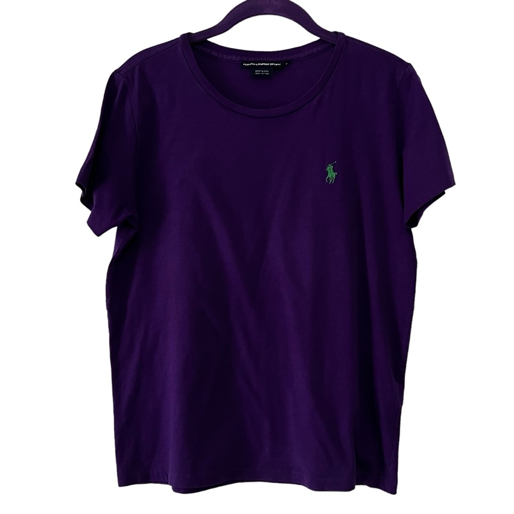 Ralph Lauren Sport women’s Solid Color Purple t-shirt.